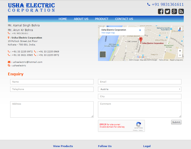 Electrical Products Web Catalogue